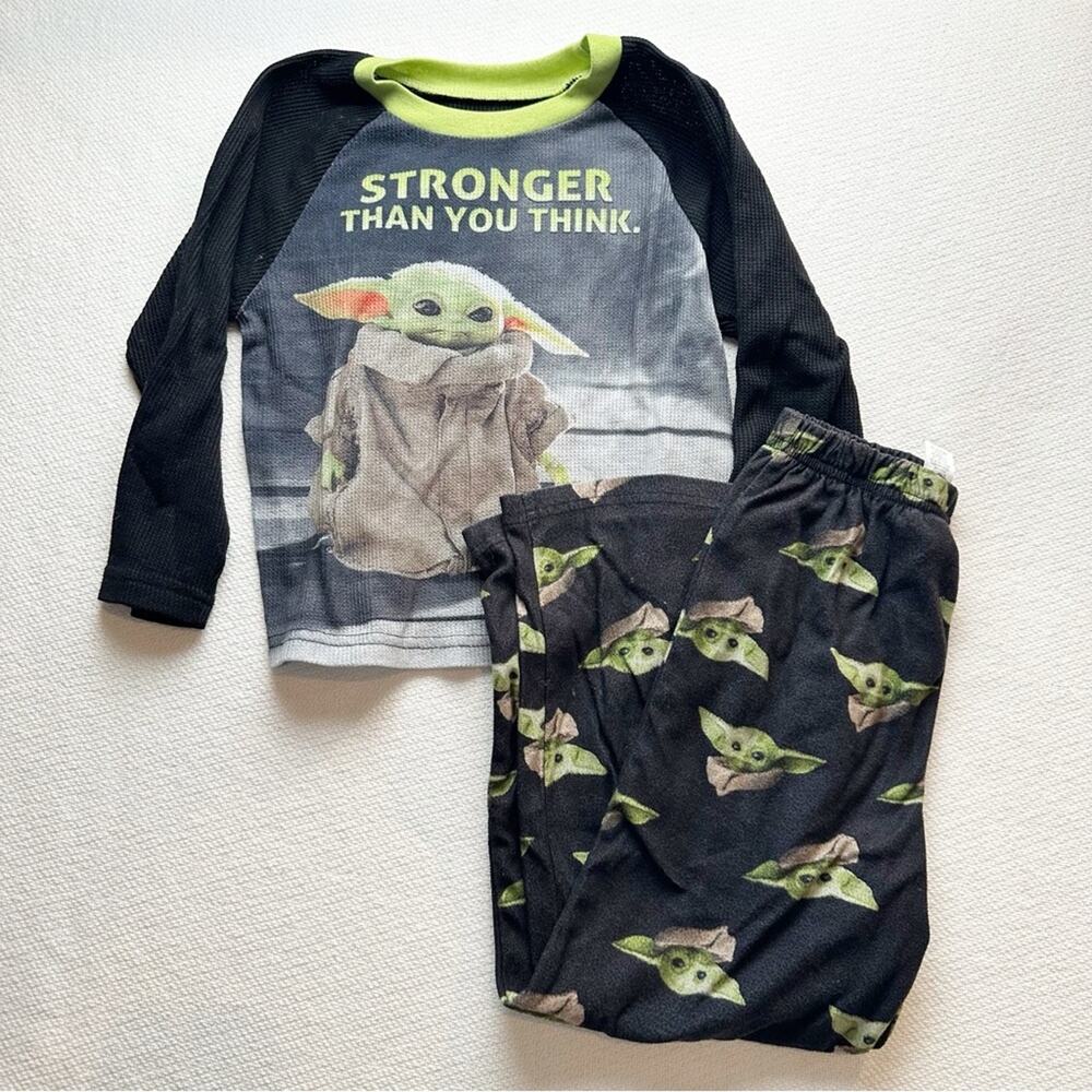 Star Wars Black and Green Kids Pajama Set